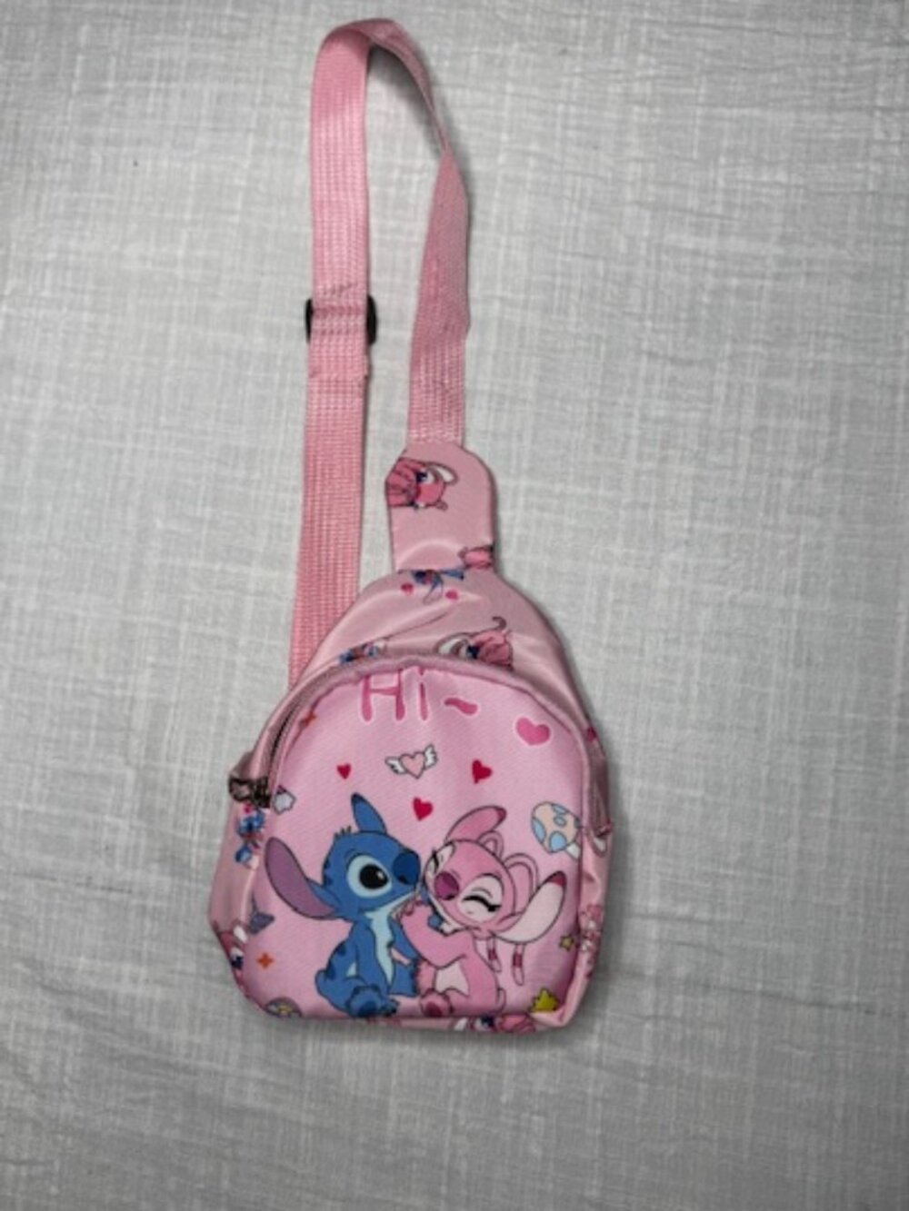 Disney Stitch and Angel Pink, Small Shoulder Bag